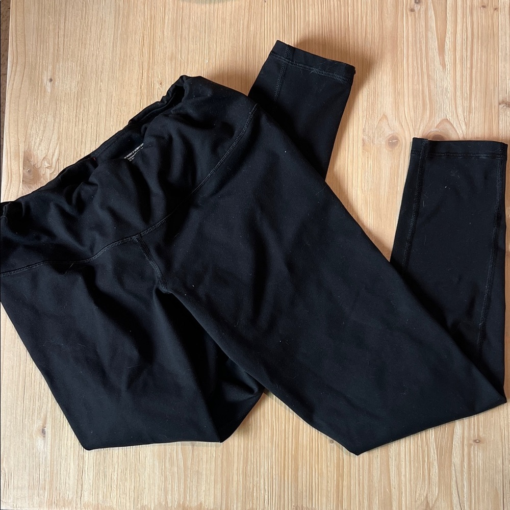 Victoria's Secret Black VSX Sport Leggings adjustable tie waist knockout tight